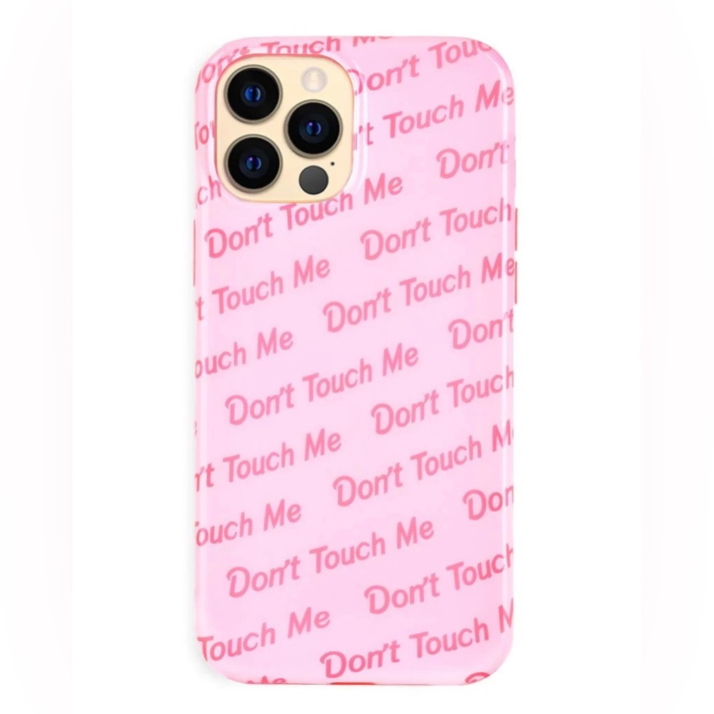 LN — “Don’t Touch” iPhone 13/15 Pro Max Case — Velvet Caviar